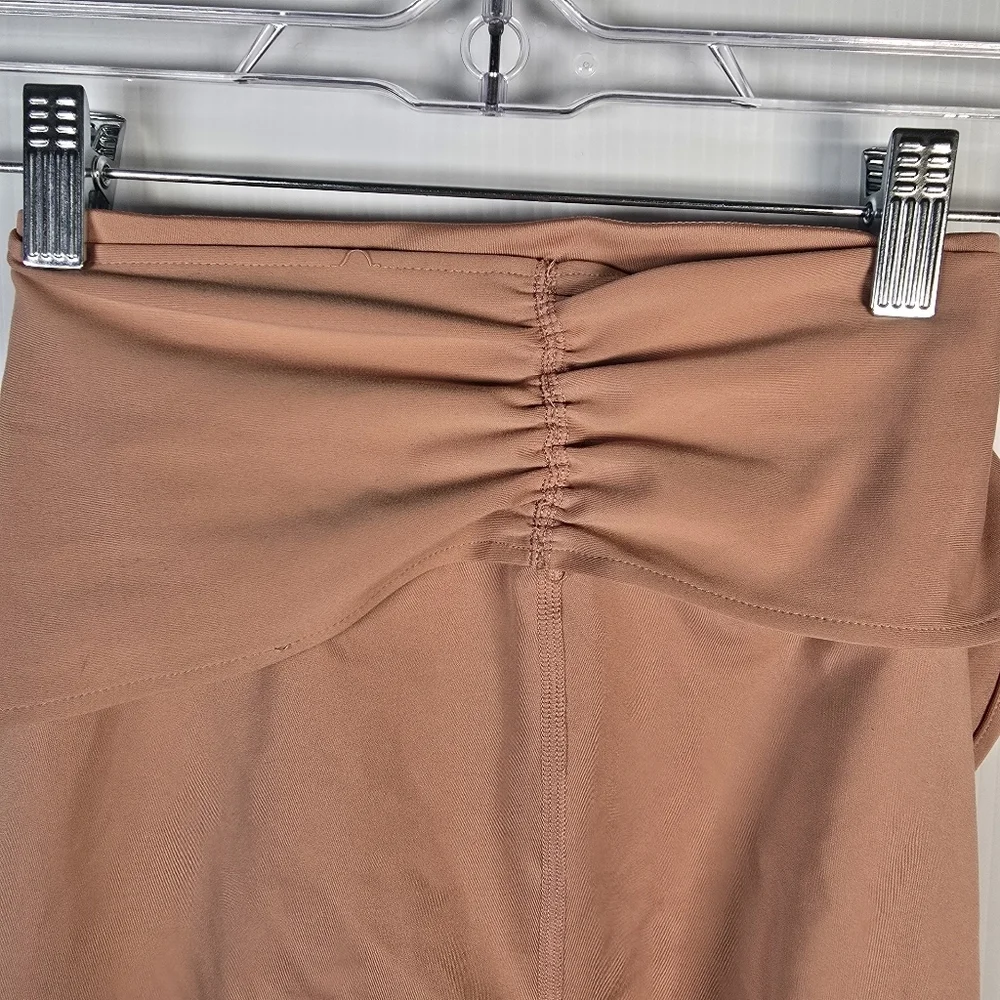 NIKE Women DriFit Studio Wrap Power High Rise Tights W Wrap Tie RoseGold Size XS